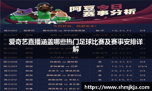 爱奇艺直播涵盖哪些热门足球比赛及赛事安排详解